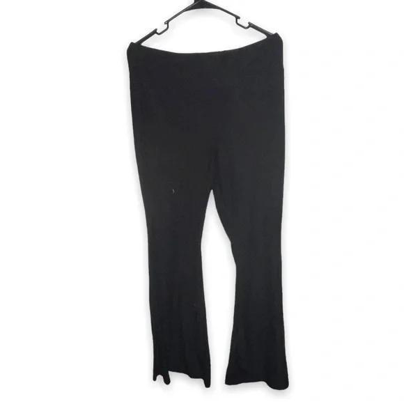 No Boundaries Woman’s Black Fit & Flare High Stretch Elastic Waistband Pants XL - Picture 4 of 15
